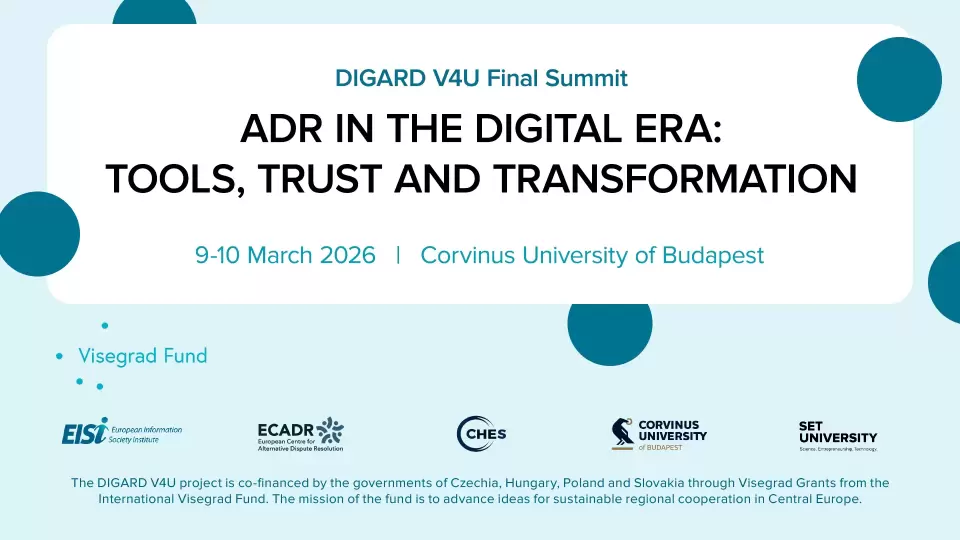 Приєднуйтесь до фінального саміту DIGARD V4U у Будапешті: ADR у цифрову еру – SET University